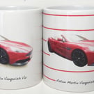 Aston Martin Vanquish V12 - 11oz Ceramic Mug - Two Styles Plain or with Lines