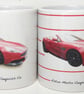 Aston Martin Vanquish V12 - 11oz Ceramic Mug - Two Styles Plain or with Lines