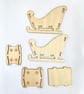 Santa Sleigh and Reindeer Decorations, DIY Crafts - Image 8
