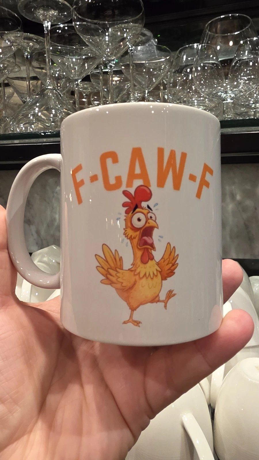 F-Caw-F Funny Mug Novelty Gift Coffe Mug 11oz Birthday Gift, For him Her,