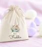 Easter Bunny Linen Bag 
