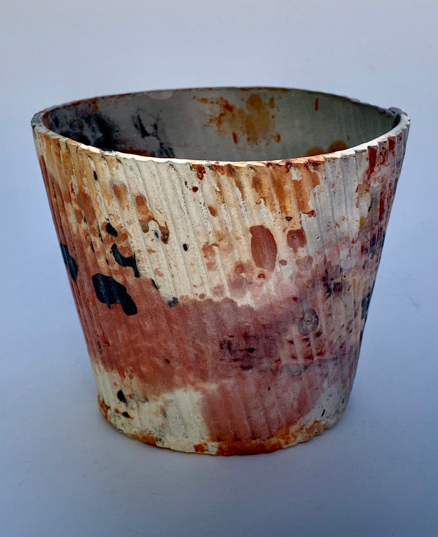 Decorative Pit Fired Porcelain Pot
