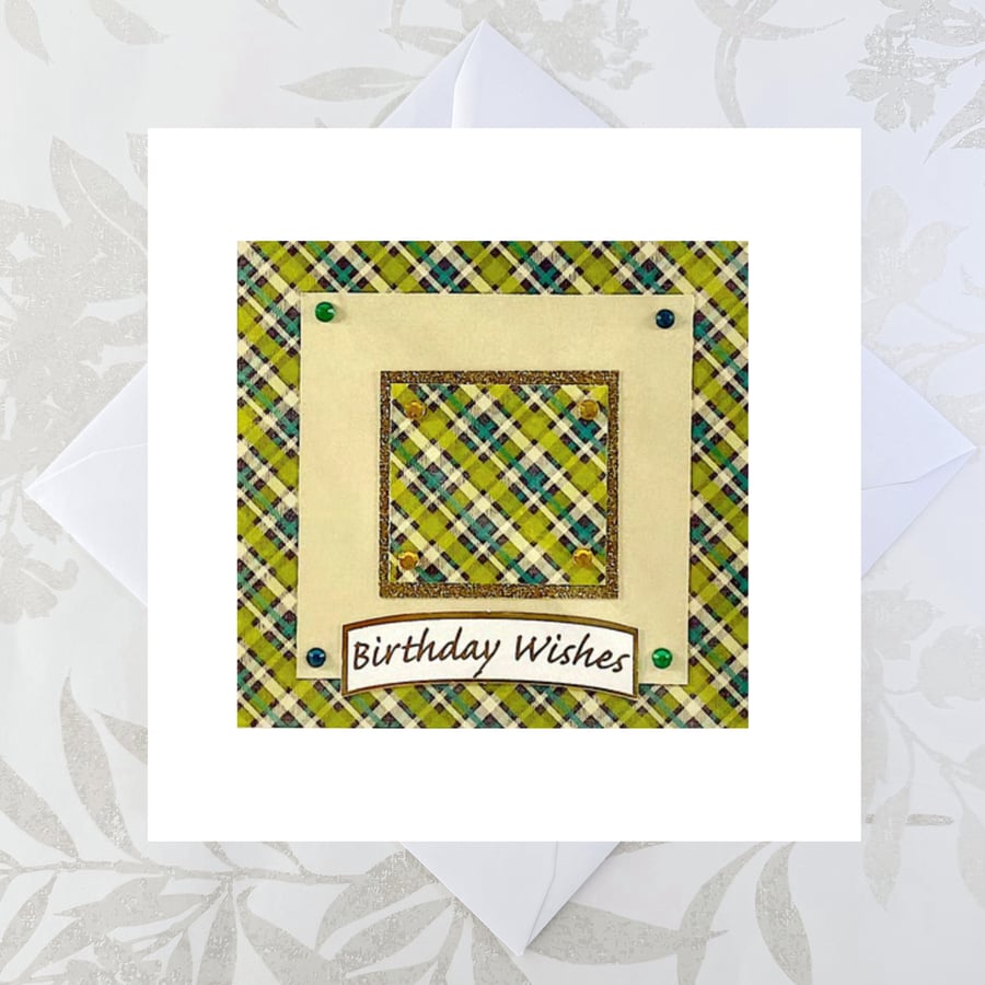 Handmade birthday card - brother