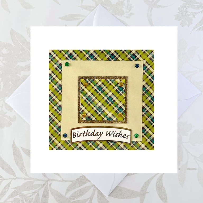 Handmade birthday card - brother