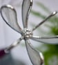 Stained Glass Flower - Handmade 3D Honeysuckle - Silver Finish - Image 4