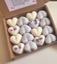 Snow Pixie-Bath Bomb Inspired Scent Heart Wax Melts, Vegan, UK Handmade - Image 2