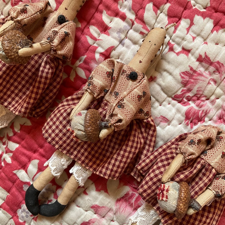 Miniature Homespun Doll