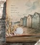 Wooden Coastal Beach Huts Wall Plaque Rustic Seaside Welsh Poplar Wood Art Sign. - Image 4