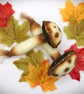 Set of two Handmade Felt, Autumn Mushrooms Toadstools - Image 3