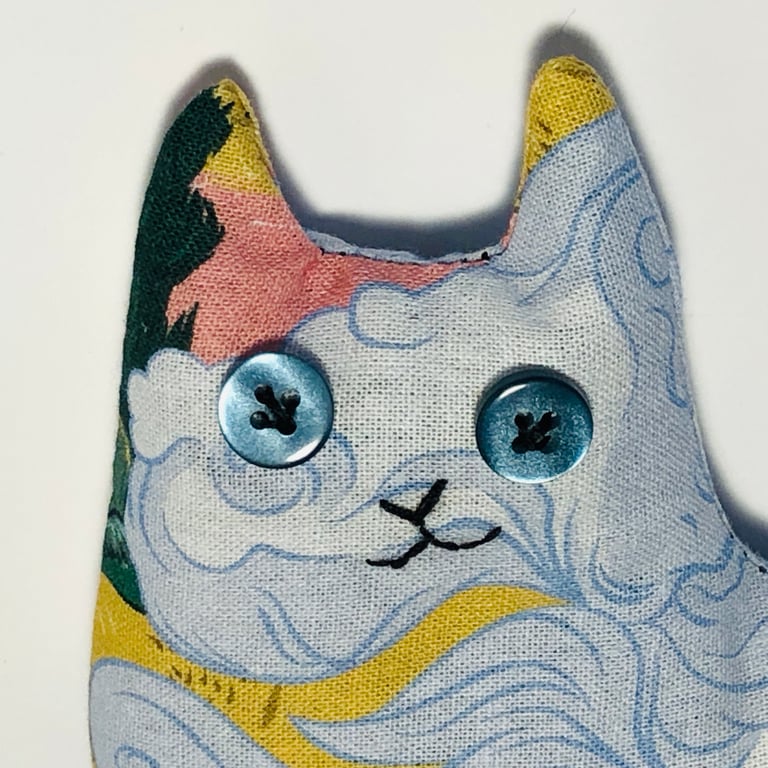 Lavender Filled Cat Bookmark Weighted Cat Page Saver Emotional Support Cat