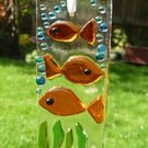 Fused Glass Fish Suncatcher