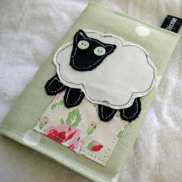 Textile Applique Embroidered Sheep Pocket Diary 2014