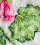 Hand Felted Geranium Textile Artwork  - Image 3