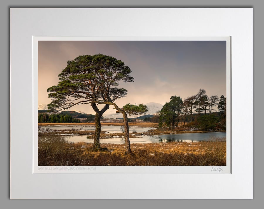 Loch Tulla nr Bridge of Orchy, Argyll, Scotland - A3 (50x70cm) Unframed Print