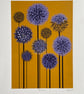 Thistles original screen print - perfectly imperfect