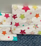 Small key coin card zipped star fabric purse - Image 4