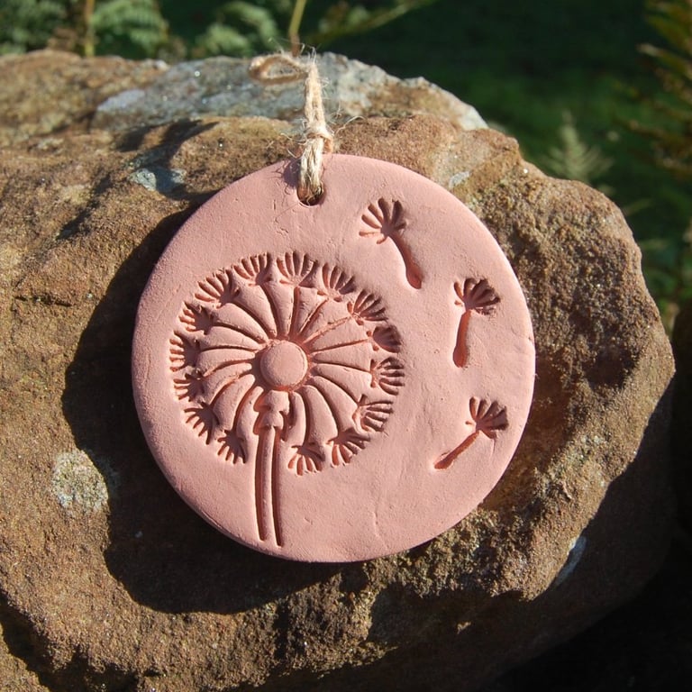 Dandelion Wish Terracotta Essential Oil Diffuser - Natural Air Freshener
