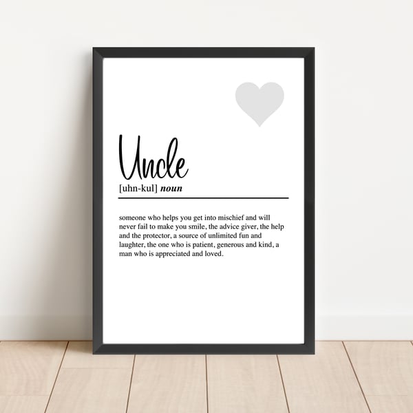 Uncle definition print 