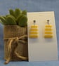 Short Stripe Drop Earrings - Image 3