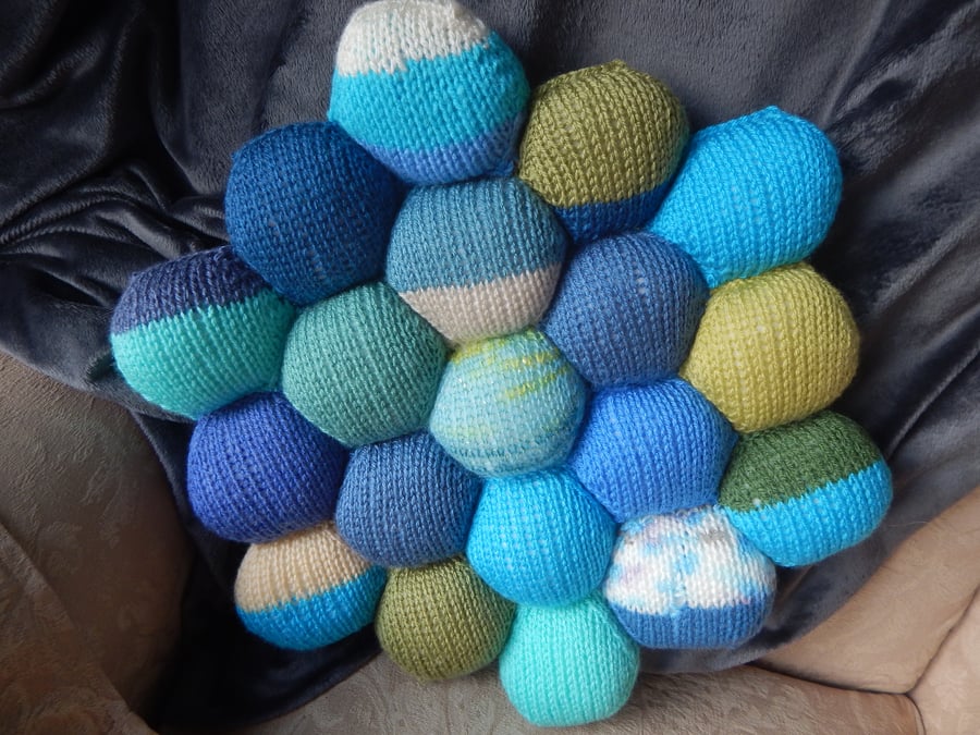 Patchwork Stuffed Cushion