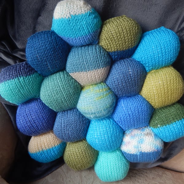 Patchwork Stuffed Cushion