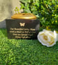  Memorial Marker Plaque Grave RoseBowl Vase Vase Grave Ornament Cemetery Vase - Image 1