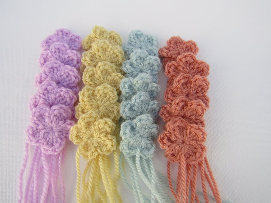 Crochet flowers x 20