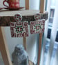 Hand-made tatreez embroidery painted earrings
