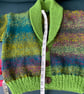Chunky Hand Knitted Cardigan (Chest 30”) - Image 4