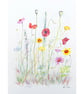 Wild Flowers Original Modern Botanical Watercolour Painting Colourful Botanical  - Image 9