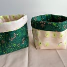 Knitting Project bag, Spring tub, Project bag for knitters, project bag