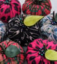 Handmade Beaded Ornamental Fabric Apple Decorations - Image 1