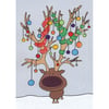 SALE Antlers Christmas Card A6