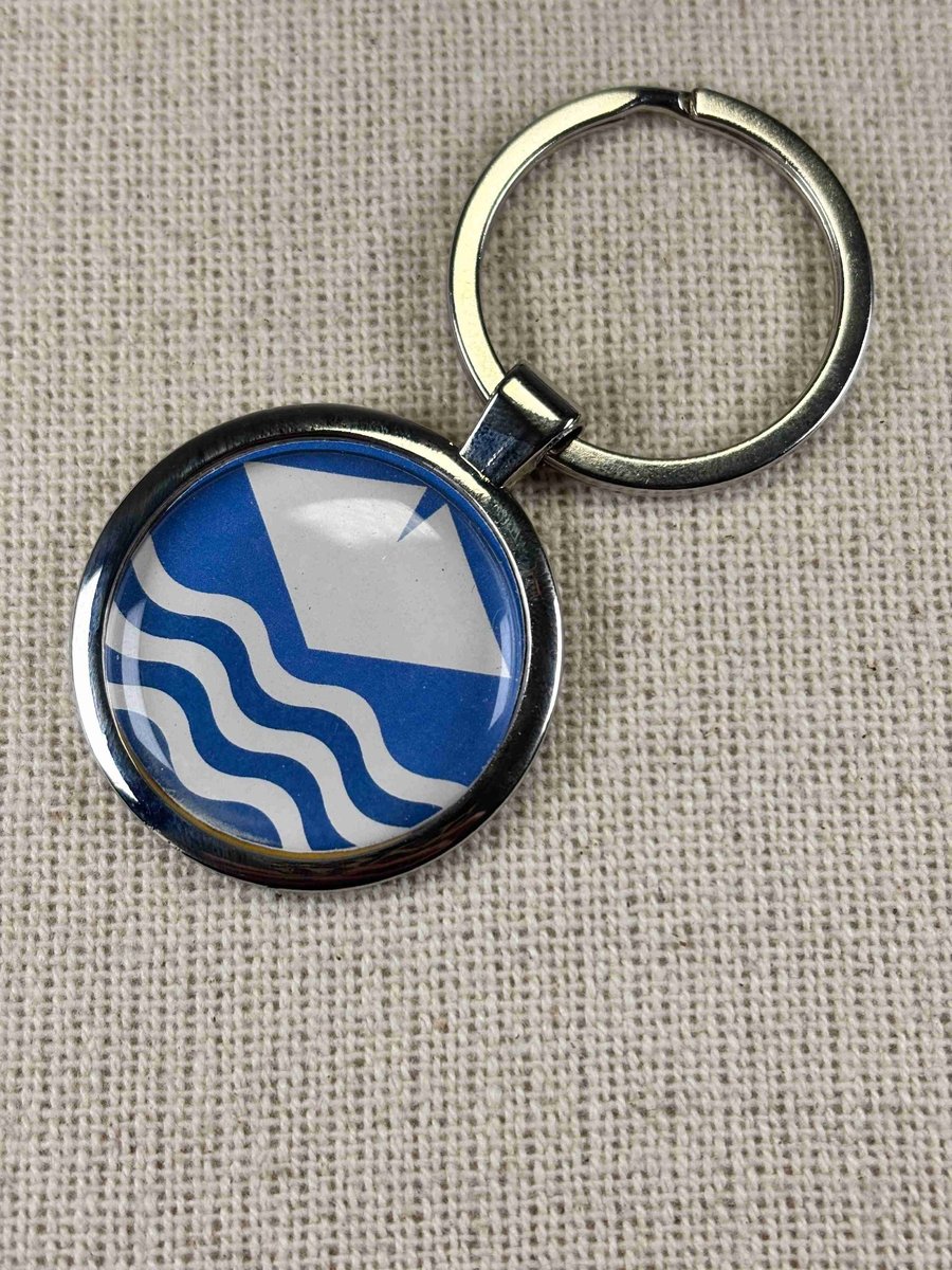 Isle of Wight Flag Keyring
