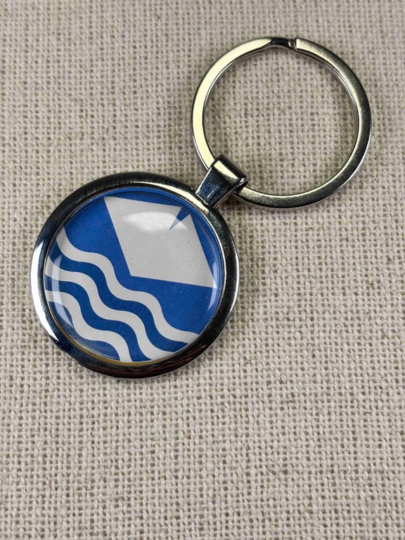 Isle of Wight Flag Keyring