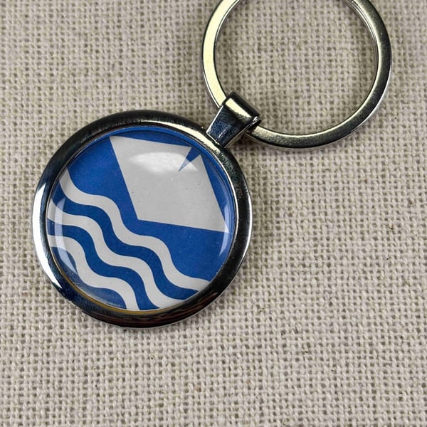Isle of Wight Flag Keyring