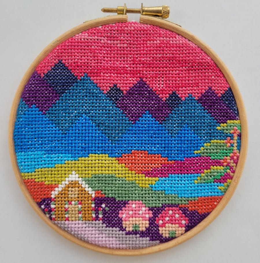 Mountains Fairytale Cross Stitch Kit