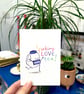 I Fcking Love Tea - Tea Lover - Postcard - A6 Print