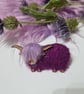 Highland Cow Brooch Hand Crafted Adorable Scottish Jewellery 