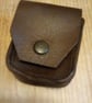 Leather veg tan pouch