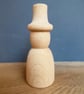  Rounded  body 7cm peg dolls Man and Lady beechwood  EN71 1-2-3 certified - Image 3