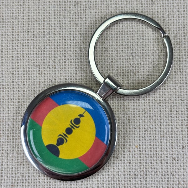 New Caledonia Flag Keyring