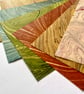 Marbled Paper Sheets A5, A4, A3, A2 - Handmade Fair Trade Metallic Craft Paper - Image 4