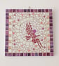 Fairy on Crescent Moon Mosaic Wallart