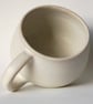Large contemporary handmade mug with generous handle - Image 4