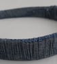 Ruffled Denim Hairband or Headband - Image 6