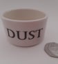 Porcelain vessel with 'dust' wording - Image 2