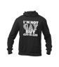 I'm Not Gay But 20 pound is 20 pound - novelty funny gay Hoodie - Image 3