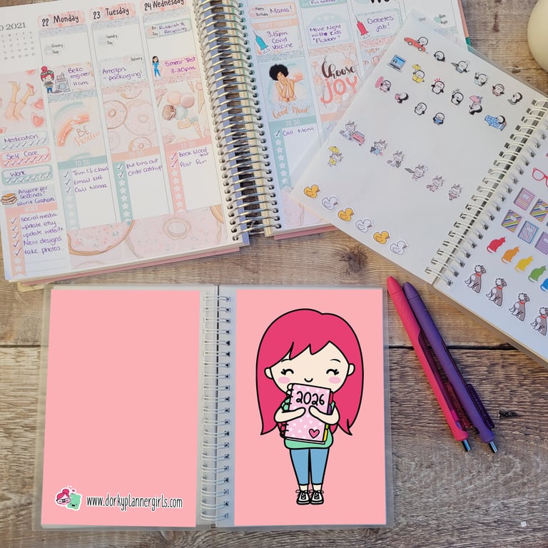 2026 Plans Reusable Sticker Book - SB017