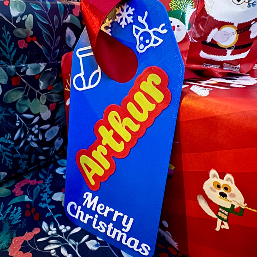 Christmas Gift Name Tag (3 pack)